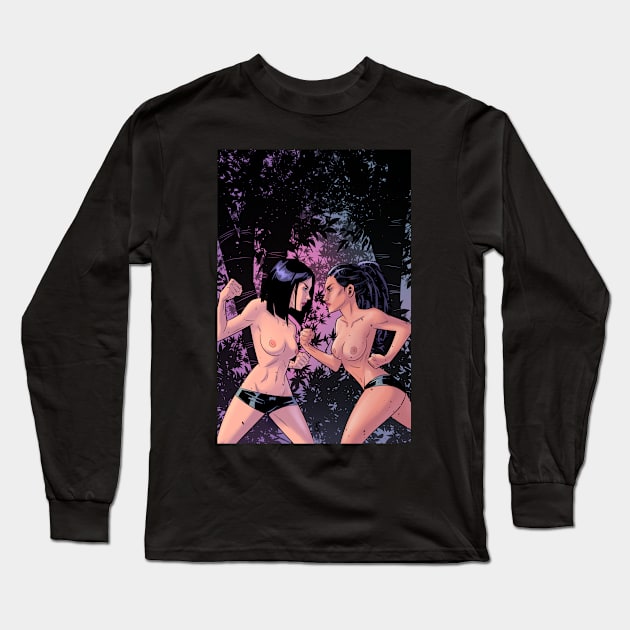 Nude Round One! Long Sleeve T-Shirt by masciajames